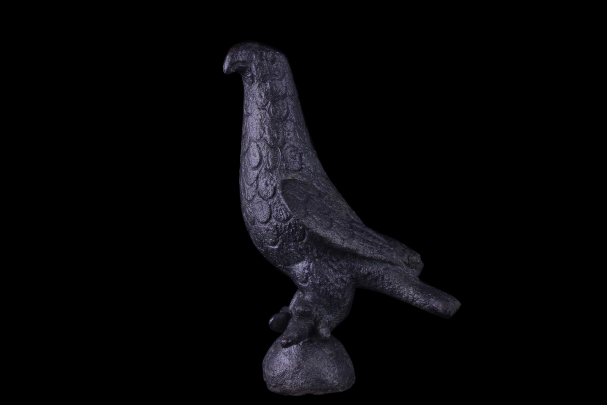 ROMAN BRONZE LEGIONARY EAGLE FIGURINE - Image 2 of 5