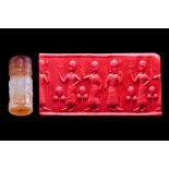 GRAECO-PERSIAN STONE CYLINDER SEAL