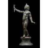 ROMAN BRONZE CUPID STATUETTE - VERY LARGE