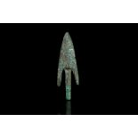 ANCIENT EGYPTIAN BRONZE ARROWHEAD