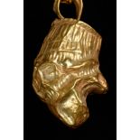 GREEK GOLD LION PENDANT