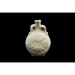 ANCIENT EGYPTIAN FAIENCE NEW YEAR'S FLASK