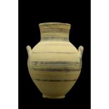 LARGE CYPRIOT POTTERY AMPHORA