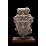 GANDHARAN SCHIST BODHISATTVA MAITREYA HEAD