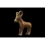 WESTERN ASIATIC BRONZE IBEX FIGURE