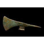 BRONZE AGE BRONZE ADZE AXE HEAD