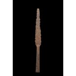 ANCIENT ROMAN IRON SPEARHEAD