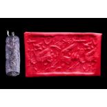 NEO-ASSYRIAN STONE CYLINDER SEAL