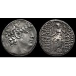 SELEUKID KING, PHILIP I PHILADELPHOS AR. TETRADRACHM