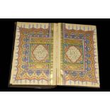 AN OTTOMAN EMPIRE QURAN COPIED BY IBRHijrahIM ZAKA’I