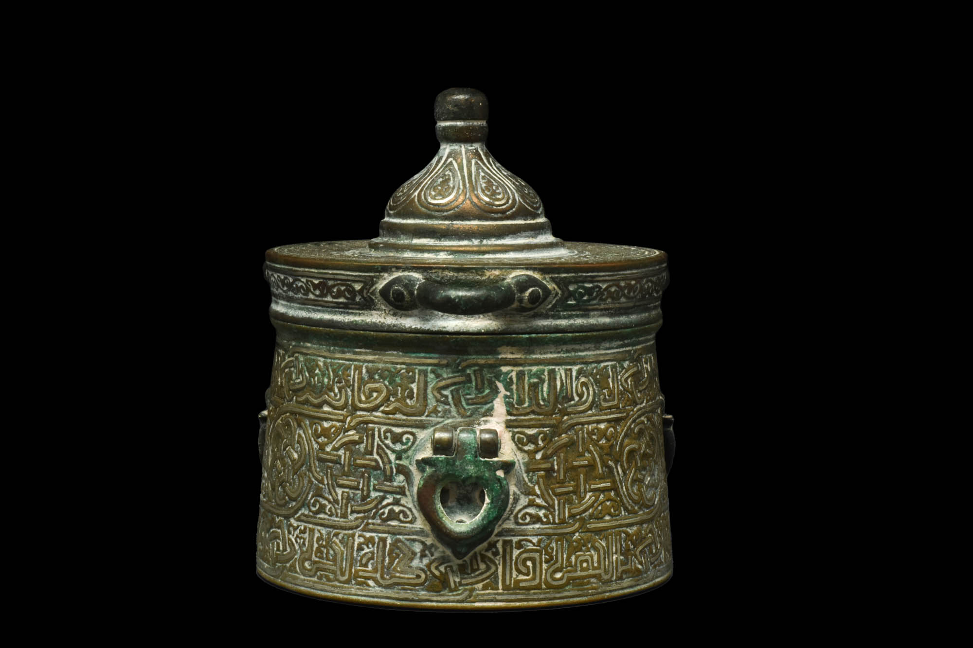 KHURASAN BRONZE INKWELL (MIHBARA)