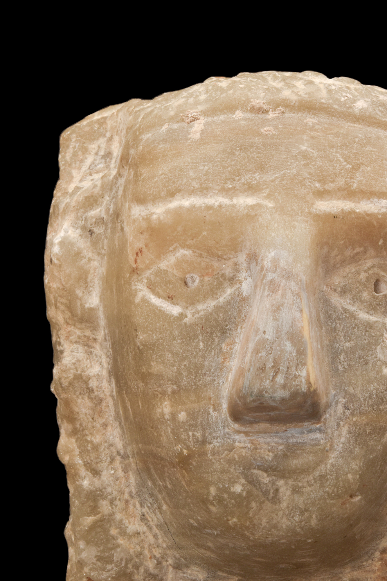 SOUTH ARABIAN STONE FACE STELE - Image 5 of 5