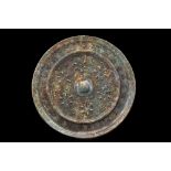 CHINESE TANG DYNASTY BRONZE MIRROR