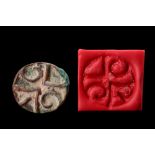 WESTERN ASIATIC BRONZE STAMP SEAL - ORIGINAL LAMBERT REPORT