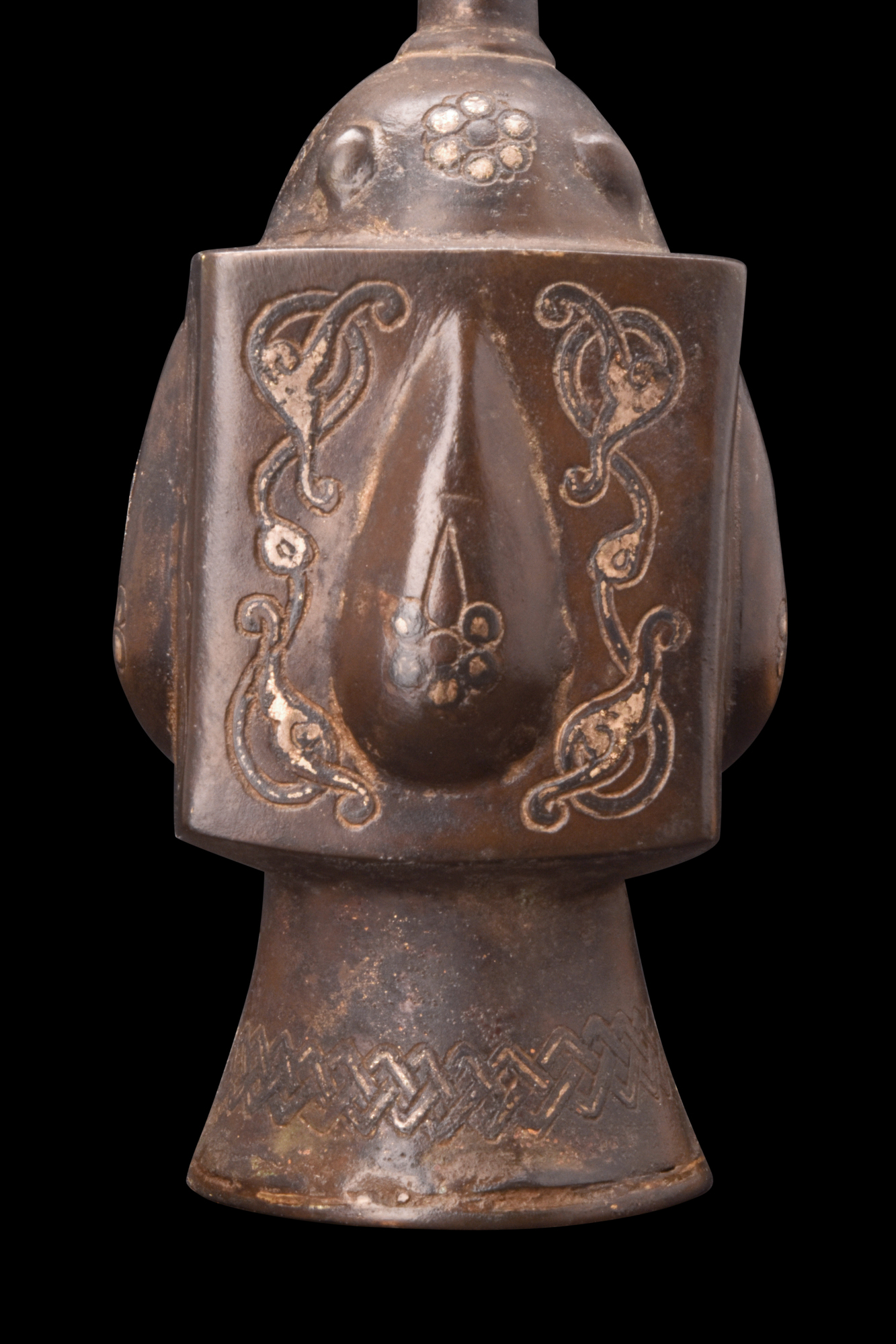 ABBASID BRONZE DECORATED BOTTLE - Image 6 of 6