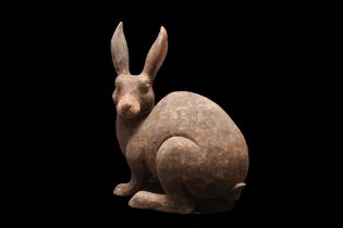 CHINESE HAN DYNASTY TERRACOTTA RABBIT - TL TESTED