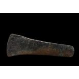 EUROPEAN BRONZE AGE FLAT AXE