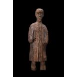 MEDIEVAL WOODEN IDOL