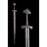 MEDIEVAL VIKING IRON SWORD