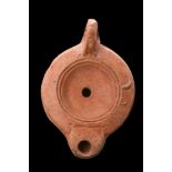 ROMAN TERRACOTTA OIL LAMP