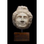 ROMAN MARBLE HEAD