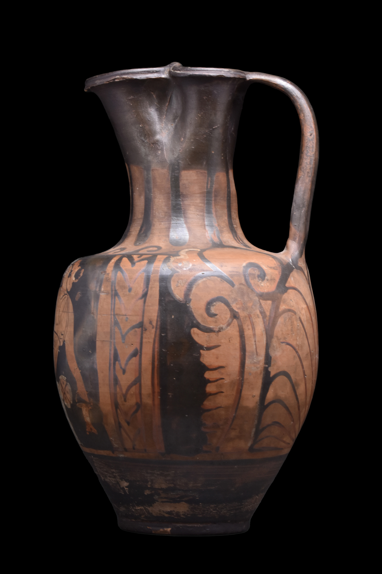 APULIAN RED-FIGURE OINOCHOE - Image 2 of 6