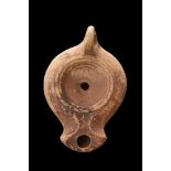 ROMAN TERRACOTTA OIL LAMP