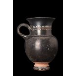 GREEK GNATHIAN TERRACOTTA THISTLE MUG WITH DECORATION