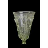 RARE GREEK CUT GLASS BEAKER