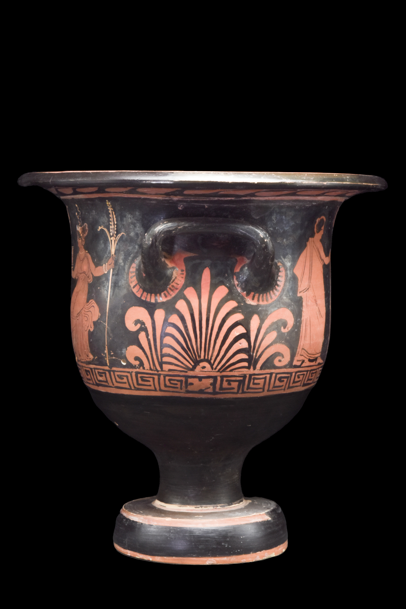 GREEK APULIAN RED FIGURE POTTERY BELL KRATER - TL TESTED - Image 2 of 7