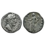 ANTONINUS PIUS AR. DENARIUS