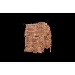 EGYPTIAN PAPYRUS FRAGMENTS WITH DEMOTIC TEXT