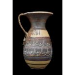 ETRUSCAN-CORINTHIAN POTTERY OLPE - EX. MUSEUM