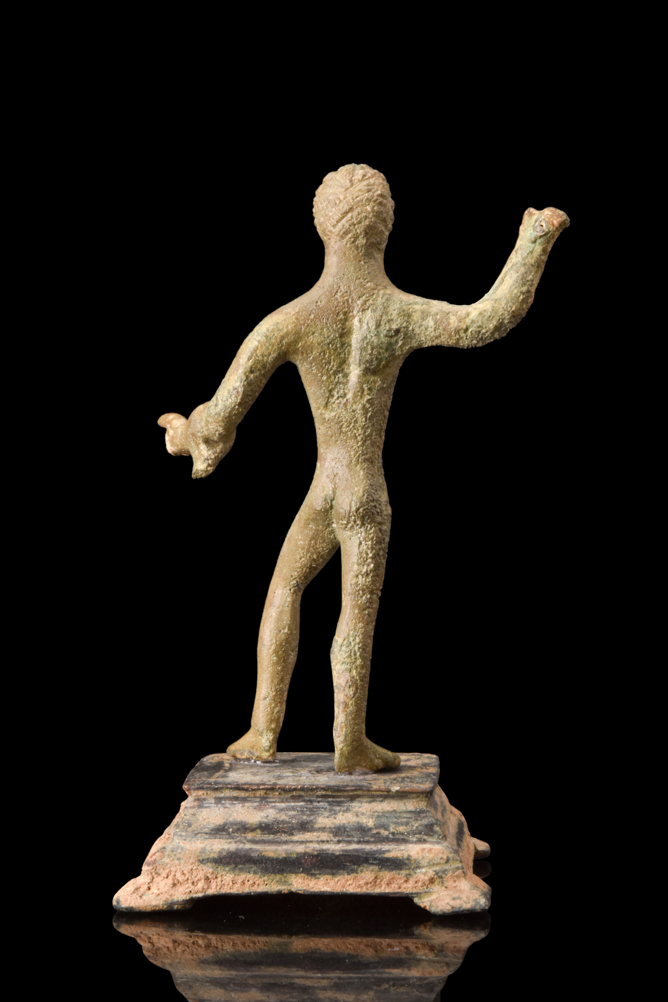 ETRUSCAN BRONZE STATUETTE OF HERAKLES - Image 5 of 8