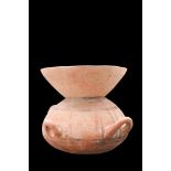 DAUNIAN POTTERY FUNNEL KRATER