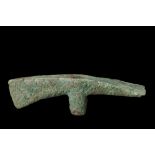 BRONZE AGE BRONZE AXE HEAD WITH ADZE