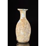 ANCIENT ROMAN GLASS FLASK