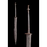 MEDIEVAL IRON SINGLE EDGED DAGGER