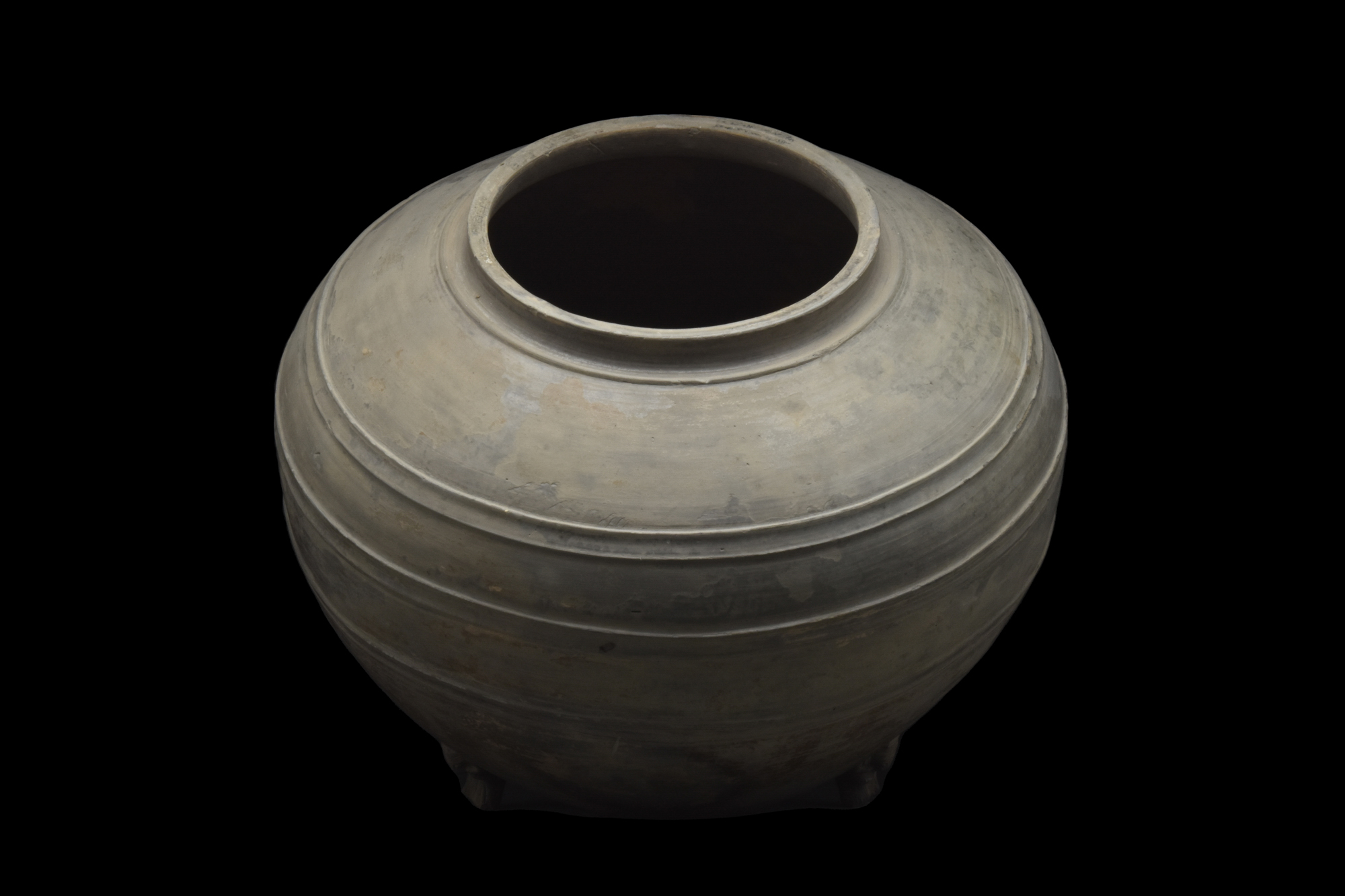 CHINESE HAN DYNASTY GREY POTTERY JAR - TL TESTED - Image 5 of 10