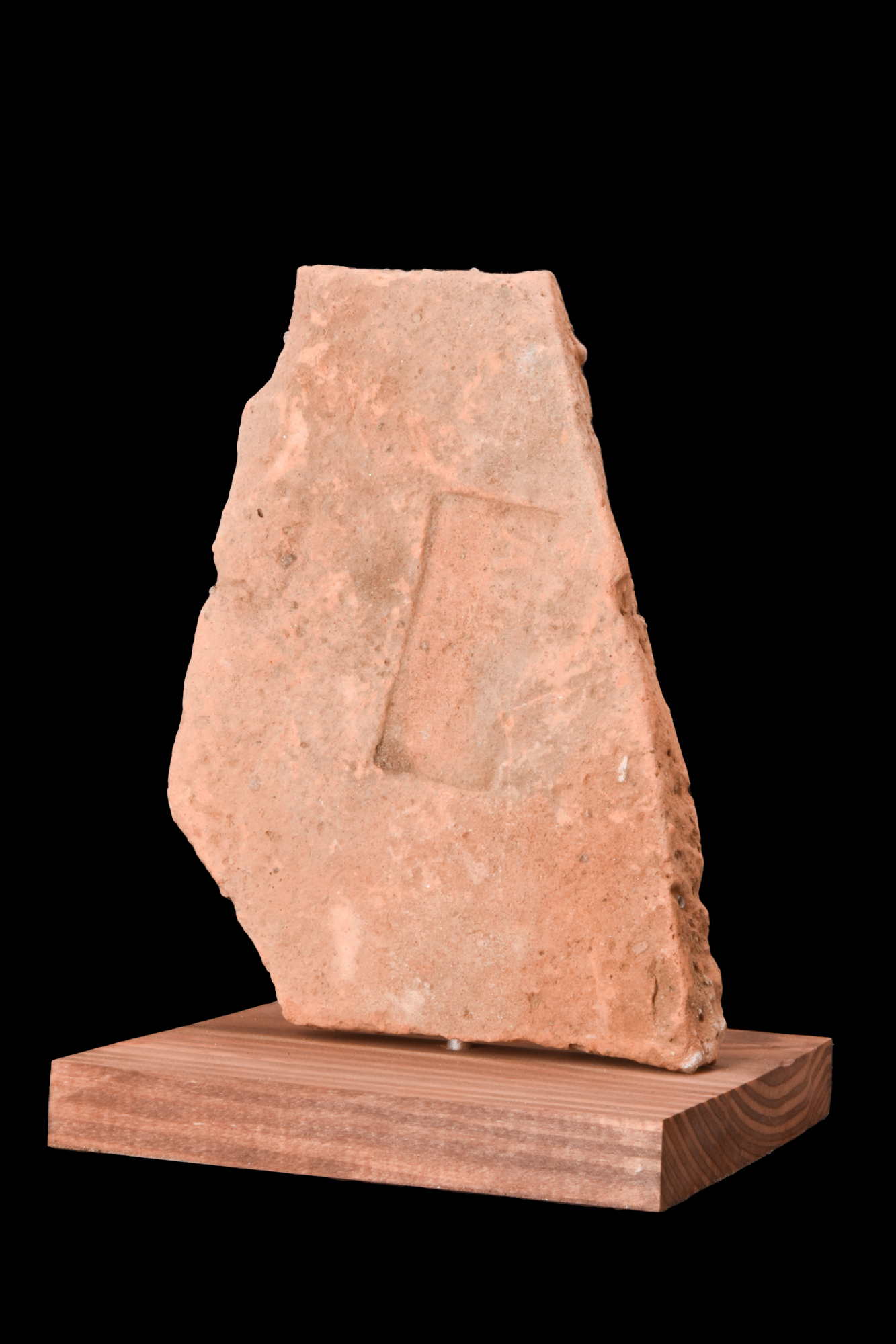 ROMAN TERRACOTTA BRICK WITH STAMP ON STAND - Image 4 of 9