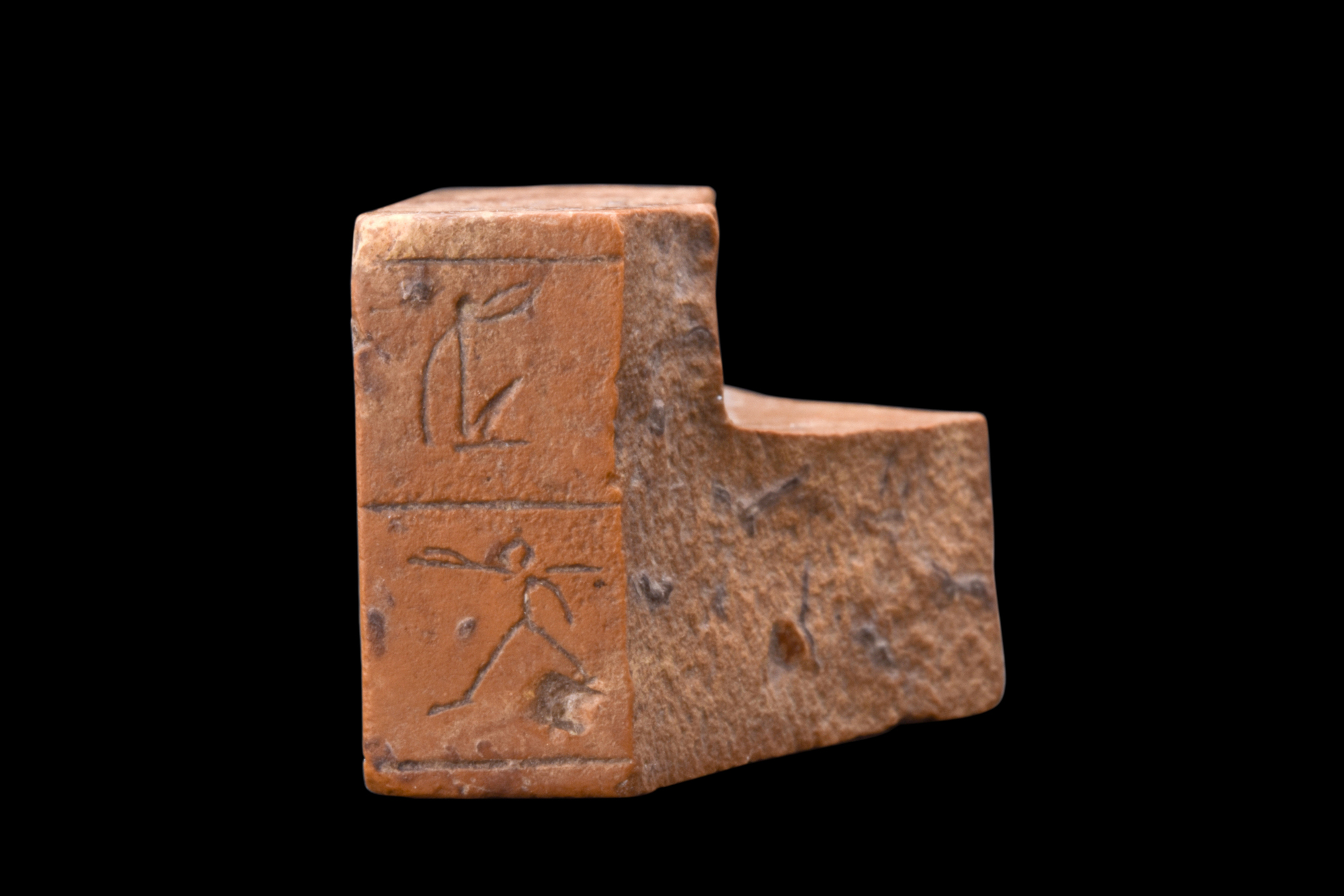 EGYPTIAN LIMESTONE FRAGMENT OF UNIDENTIFIED MAGICAL OBJECT - WITH REPORT - Image 9 of 10