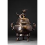 CHINESE BRONZE CENSER