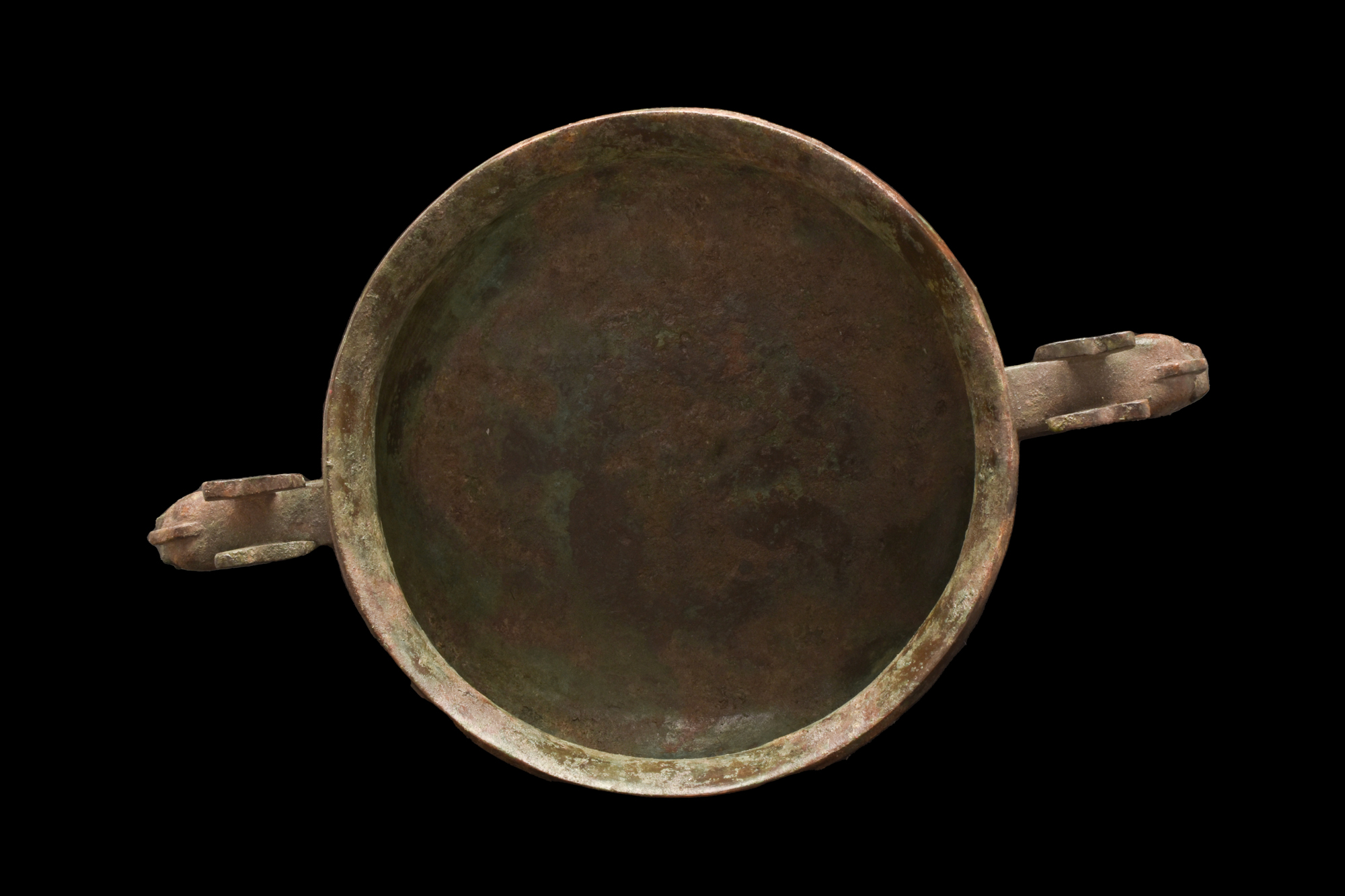 CHINESE BRONZE RITUAL FOOD VESSEL (GUI) - Image 7 of 9