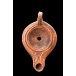 ROMAN TERRACOTTA OIL LAMP