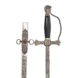 A MASONIC KNIGHTS TEMPLAR YORK RITE CEREMONIAL SWORD