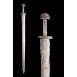 MEDIEVAL VIKING IRON SWORD