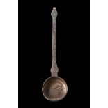 SELJUK BRONZE STRAINER LADLE