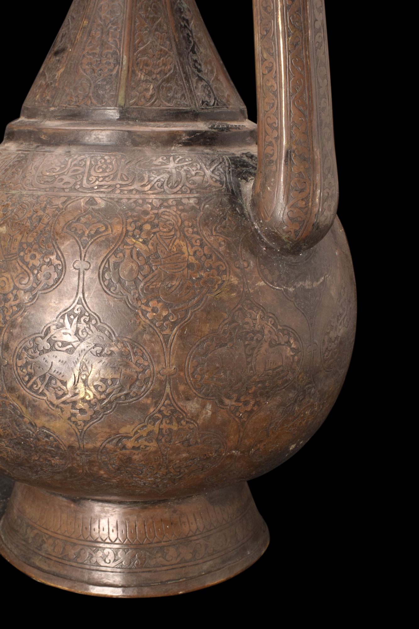 QAJAR BRASS EWER AND BASIN - AFTABEH - Image 12 of 16