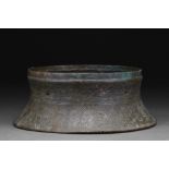 SELJUK BRONZE CANDLE STAND BASE