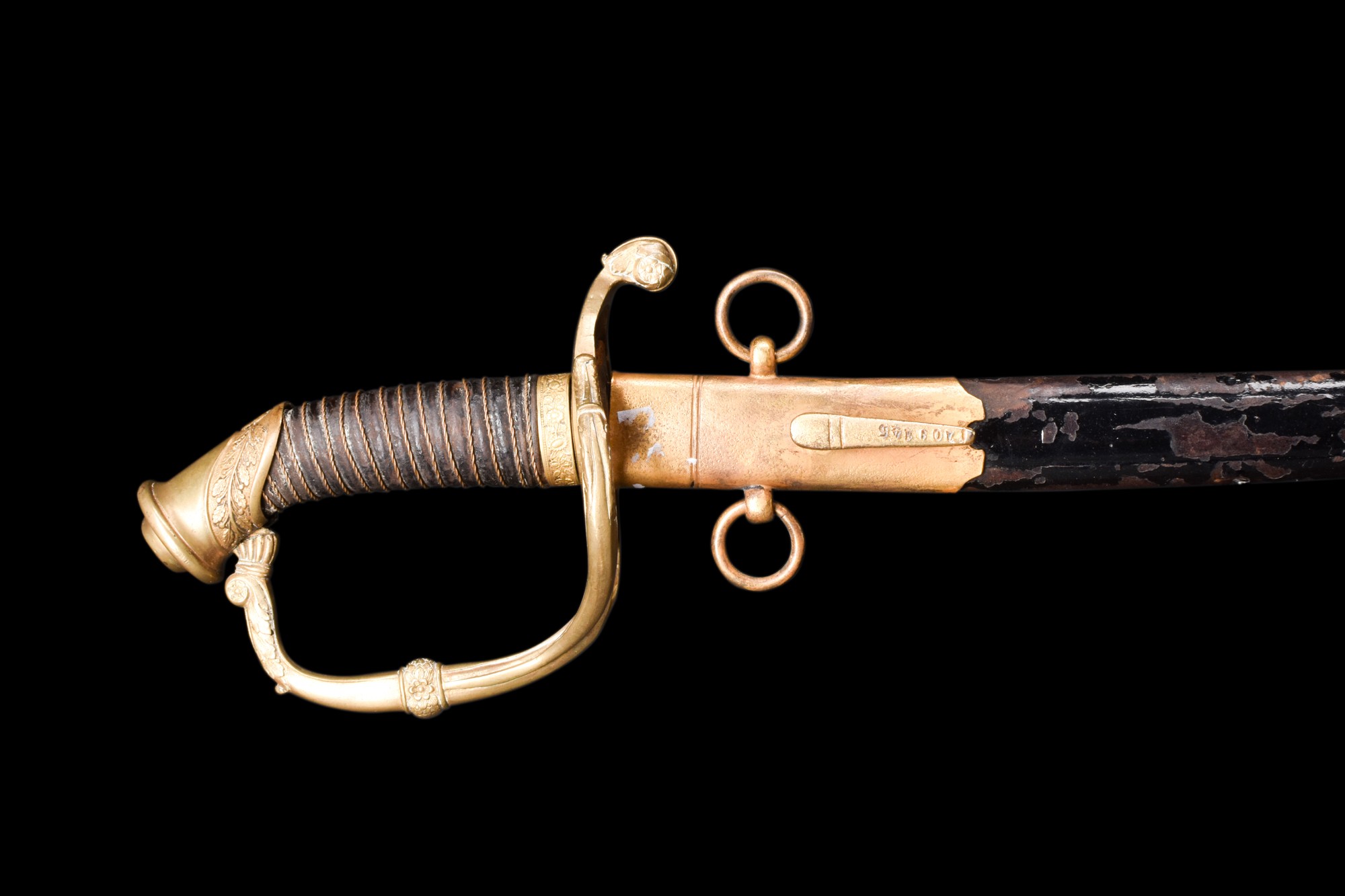 RUSSIAN INFANTRY OFFICERS SABRE WITH SCABBARD, M1826 - Image 7 of 14